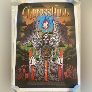 Cypress Hill 2025 VIP Merch Bundle Poster Bucket Hat Laminated Pass